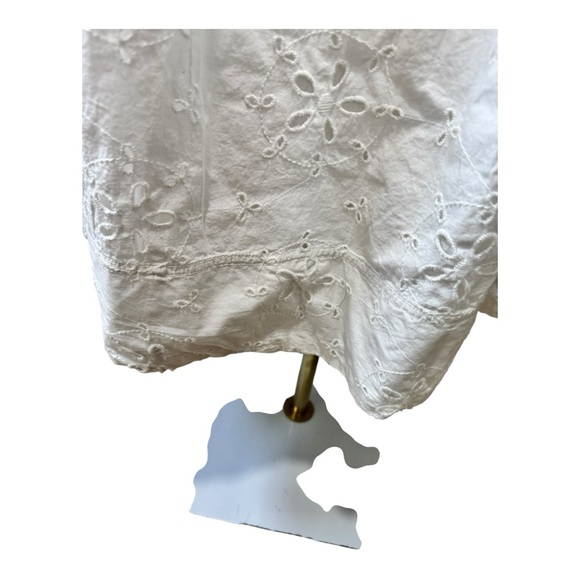 NWOT Free People Primavera Cotton Eyelet Midi Sundress.  Size L - Picture 6 of 15